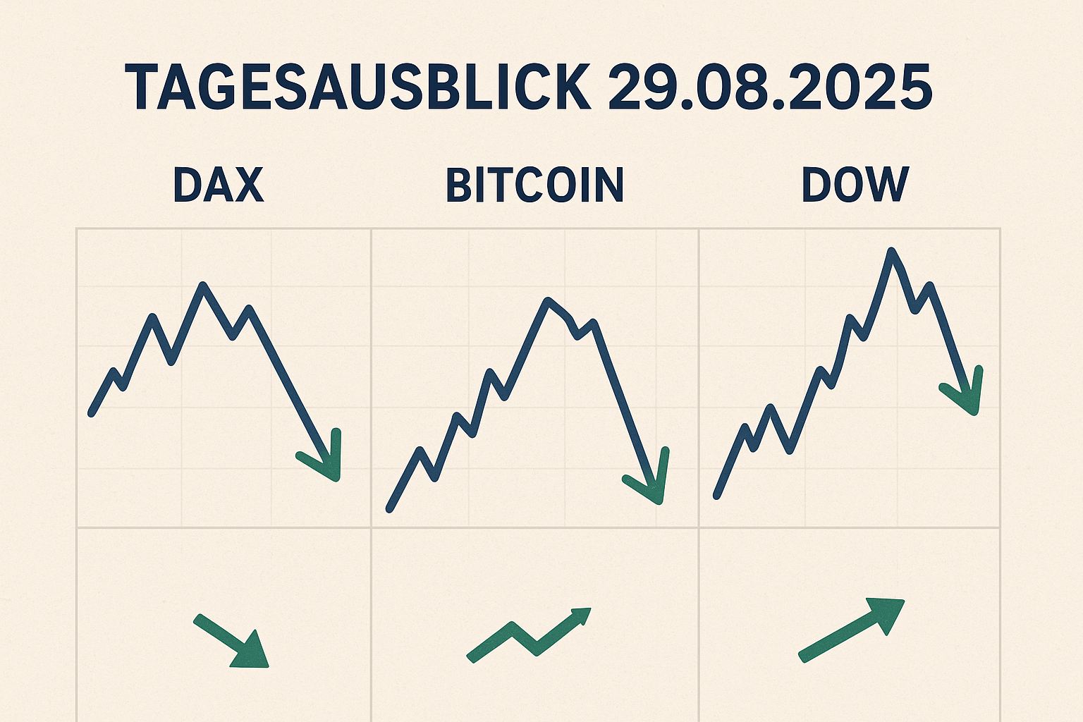 Samori Trading – Tagesausblick für Dax, Dow Jones & Bitcoin (28.08.2025)